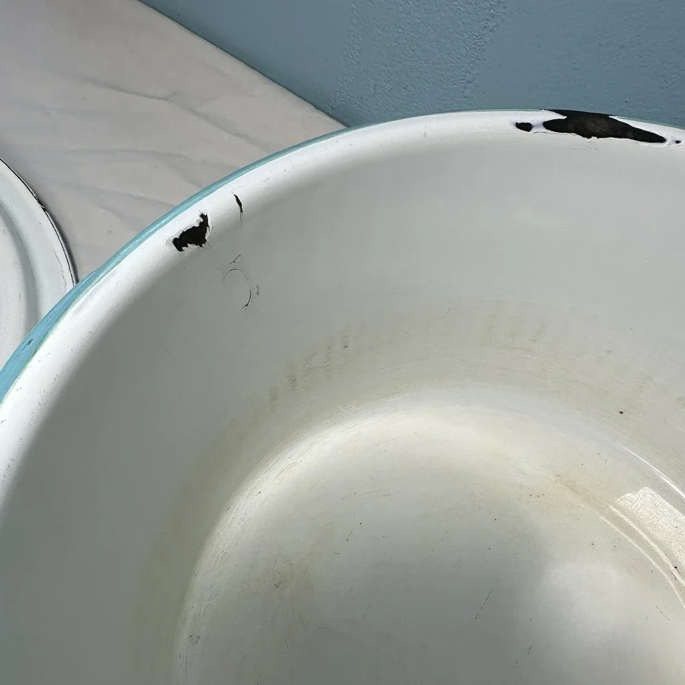 White Enamel Stock Pot 9